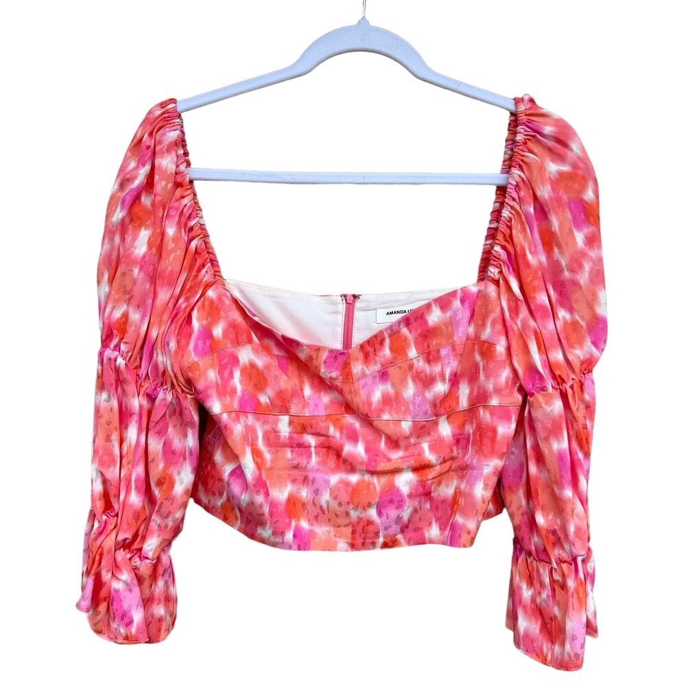 Amanda Uprichard Antoinette Top Rosato - Picture 5 of 10